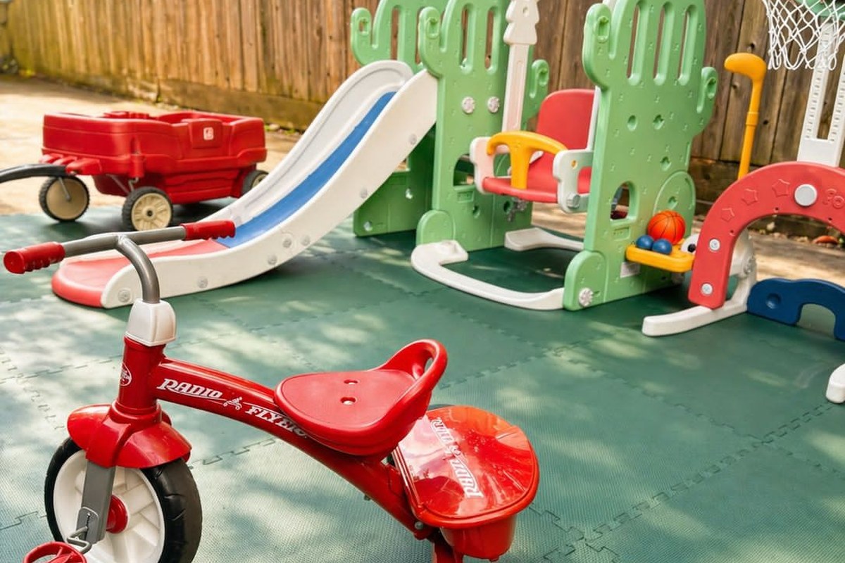 Outdoor play area